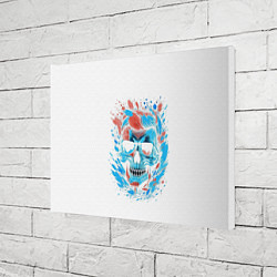 Холст прямоугольный Крутой череп, цвет: 3D-принт — фото 2