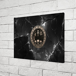 Холст прямоугольный Bones с лисой - готика, цвет: 3D-принт — фото 2