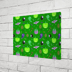 Холст прямоугольный Halloween green, цвет: 3D-принт — фото 2