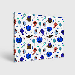 Холст прямоугольный Halloween white, цвет: 3D-принт
