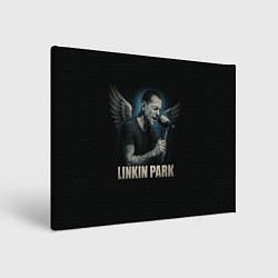 Холст прямоугольный Chester Bennington - Angel, цвет: 3D-принт