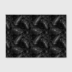 Холст прямоугольный Palm black and white, цвет: 3D-принт — фото 2
