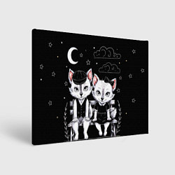 Холст прямоугольный Чёткие волчата, цвет: 3D-принт