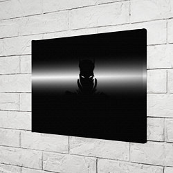 Холст прямоугольный Силуэт Бэтмена - градиент, цвет: 3D-принт — фото 2