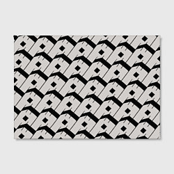 Холст прямоугольный Три буквы: чёрные, цвет: 3D-принт — фото 2