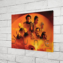 Холст прямоугольный Герои из фильма Дюна часть вторая, цвет: 3D-принт — фото 2