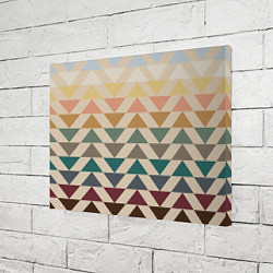 Холст прямоугольный Теплая осенняя этно мозаика, цвет: 3D-принт — фото 2