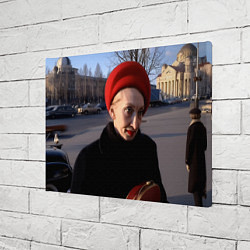 Холст прямоугольный Кандибобер мем, цвет: 3D-принт — фото 2