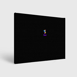 Холст прямоугольный Night beach, цвет: 3D-принт