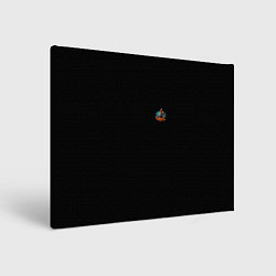 Холст прямоугольный Motocross mountains, цвет: 3D-принт