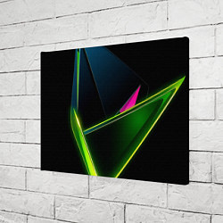Холст прямоугольный Неоновое освещение, цвет: 3D-принт — фото 2