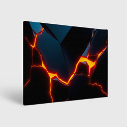 Холст прямоугольный Breaking block, цвет: 3D-принт