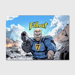 Холст прямоугольный Fallout 7, цвет: 3D-принт — фото 2