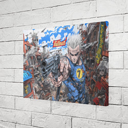 Холст прямоугольный Fallout комиксный стиль, цвет: 3D-принт — фото 2