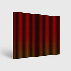 Холст прямоугольный Neon red orange lines, цвет: 3D-принт
