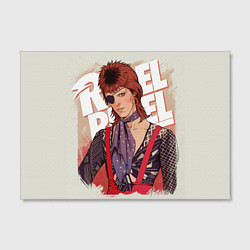 Холст прямоугольный David Bowie Rebel Rebel, цвет: 3D-принт — фото 2