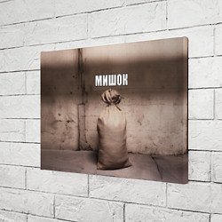 Холст прямоугольный Мишок, цвет: 3D-принт — фото 2