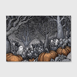 Холст прямоугольный Осенние шалости духов, цвет: 3D-принт — фото 2