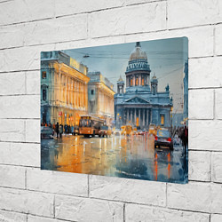 Холст прямоугольный Зимний Питер, цвет: 3D-принт — фото 2