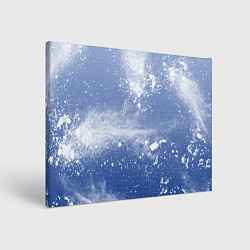 Холст прямоугольный Снежки попали в тебя, цвет: 3D-принт