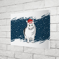 Холст прямоугольный Кот Бендер - 2026, цвет: 3D-принт — фото 2