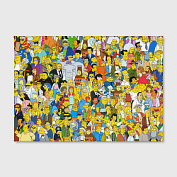 Холст прямоугольный Simpsons Stories, цвет: 3D-принт — фото 2
