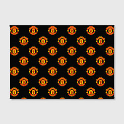 Холст прямоугольный Manchester United Pattern, цвет: 3D-принт — фото 2