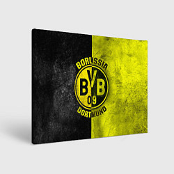 Холст прямоугольный Borussia Dortmund, цвет: 3D-принт