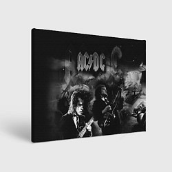 Холст прямоугольный AC/DC, цвет: 3D-принт