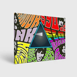 Холст прямоугольный Pink Floyd, цвет: 3D-принт