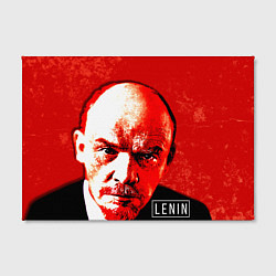 Холст прямоугольный Red Lenin, цвет: 3D-принт — фото 2