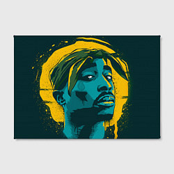 Холст прямоугольный 2Pac Shakur, цвет: 3D-принт — фото 2