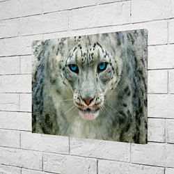 Холст прямоугольный Снежный барс, цвет: 3D-принт — фото 2