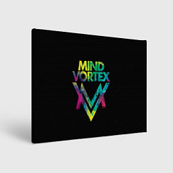 Холст прямоугольный Mind Vortex Colour, цвет: 3D-принт