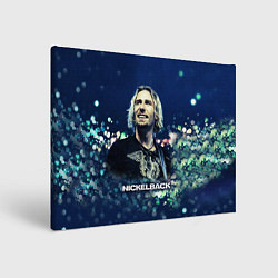 Холст прямоугольный Nickelback: Chad Kroeger, цвет: 3D-принт