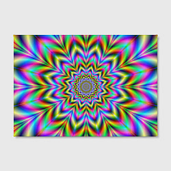 Холст прямоугольный Красочная иллюзия, цвет: 3D-принт — фото 2