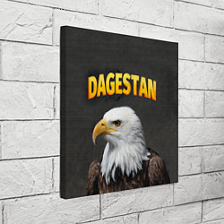 Холст квадратный Dagestan Eagle, цвет: 3D-принт — фото 2