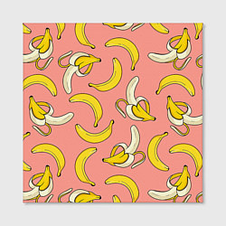 Холст квадратный Банан 1, цвет: 3D-принт — фото 2