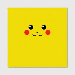 Холст квадратный Happy Pikachu, цвет: 3D-принт — фото 2