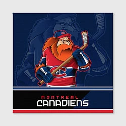 Холст квадратный Montreal Canadiens, цвет: 3D-принт — фото 2