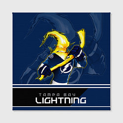 Холст квадратный Bay Lightning, цвет: 3D-принт — фото 2