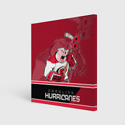 Холст квадратный Carolina Hurricanes цвета 3D-принт — фото 1