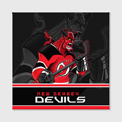 Холст квадратный New Jersey Devils, цвет: 3D-принт — фото 2