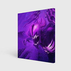 Холст квадратный Bane Purple, цвет: 3D-принт