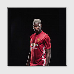 Холст квадратный Погба: Манчестер Юнайтед, цвет: 3D-принт — фото 2