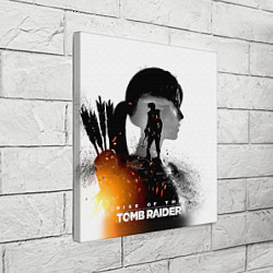 Холст квадратный Rise of the Tomb Raider 1, цвет: 3D-принт — фото 2