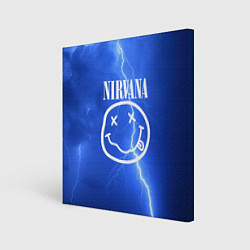 Холст квадратный Nirvana: Lightning, цвет: 3D-принт