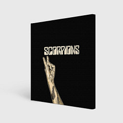 Холст квадратный Scorpions Rock, цвет: 3D-принт