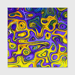 Холст квадратный Цветная текстура, цвет: 3D-принт — фото 2