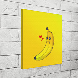 Холст квадратный Just Banana (Yellow), цвет: 3D-принт — фото 2